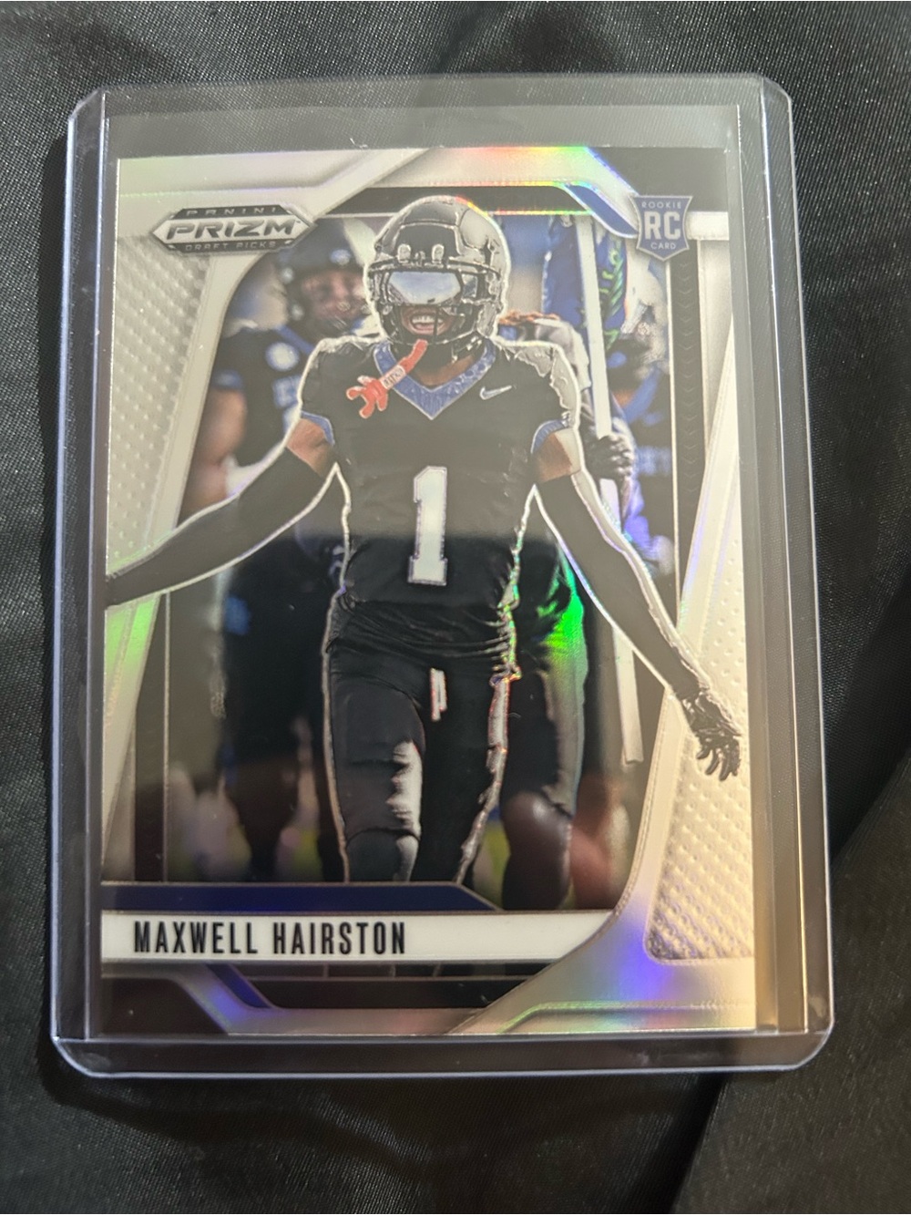 Panini Prizm Maxwell Hairston Holo Trading Card - Black & Silver